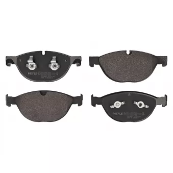 Jeu de 4 plaquettes de frein avant MEYLE OEM C2D3801