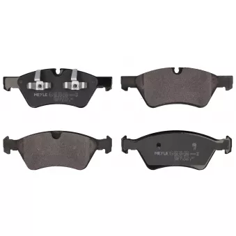 Jeu de 4 plaquettes de frein avant MEYLE OEM A1644200820