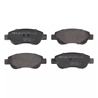 Jeu de 4 plaquettes de frein avant MEYLE OEM 044650H030