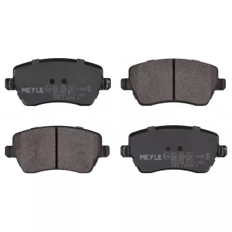 Jeu de 4 plaquettes de frein avant MEYLE OEM D1060AX60A