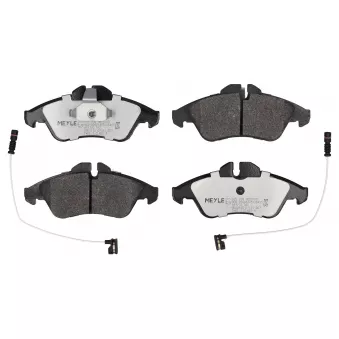 Jeu de 4 plaquettes de frein avant MEYLE OEM 0044205520