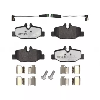 Jeu de 4 plaquettes de frein arrière MEYLE OEM A6394200200