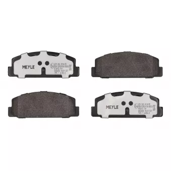 Jeu de 4 plaquettes de frein arrière MEYLE OEM GEYC2648ZB