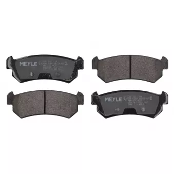 Jeu de 4 plaquettes de frein arrière MEYLE OEM 96405131