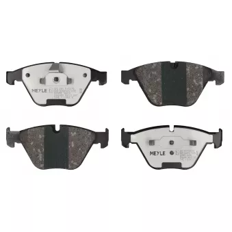 Jeu de 4 plaquettes de frein avant MEYLE OEM 6783542
