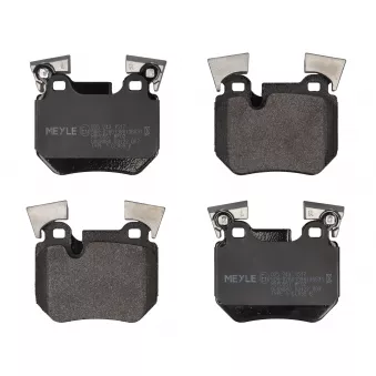 Jeu de 4 plaquettes de frein arrière MEYLE OEM 34216797863