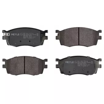 Jeu de 4 plaquettes de frein avant MEYLE OEM 581011JA10