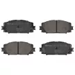 MEYLE 025 243 4717 - Jeu de 4 plaquettes de frein avant
