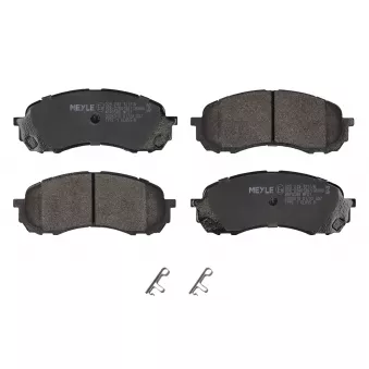 Jeu de 4 plaquettes de frein avant MEYLE OEM 26296FG001