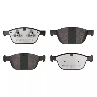 Jeu de 4 plaquettes de frein avant MEYLE OEM 31687104