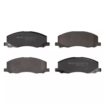 MEYLE 025 244 1817/W - Jeu de 4 plaquettes de frein avant