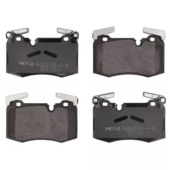 MEYLE 025 244 7814 - Jeu de 4 plaquettes de frein avant