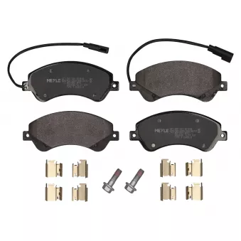 Jeu de 4 plaquettes de frein avant MEYLE OEM 6C112K021BB