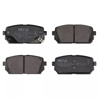 Jeu de 4 plaquettes de frein arrière MEYLE 025 244 9116/W pour KIA CARENS 1.6 CVVT - 126cv