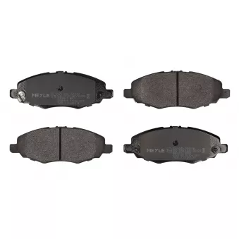 Jeu de 4 plaquettes de frein avant MEYLE 025 245 2316/W pour CITROEN C4 2.5 D-4D - 88cv