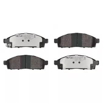 Jeu de 4 plaquettes de frein avant MEYLE OEM 6000609715