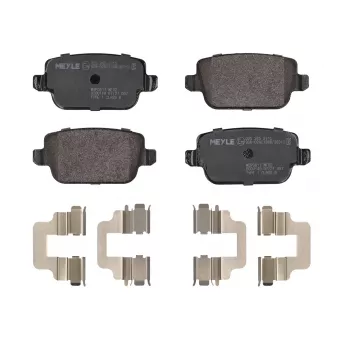 Jeu de 4 plaquettes de frein arrière MEYLE OEM ME6G9J2M008GB