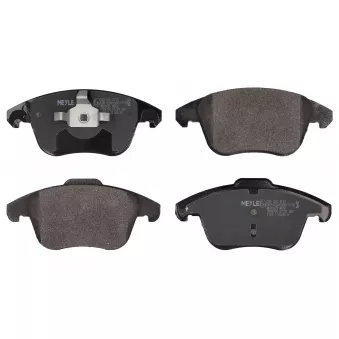Jeu de 4 plaquettes de frein avant MEYLE OEM E172338