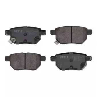 Jeu de 4 plaquettes de frein arrière MEYLE OEM 0446602191