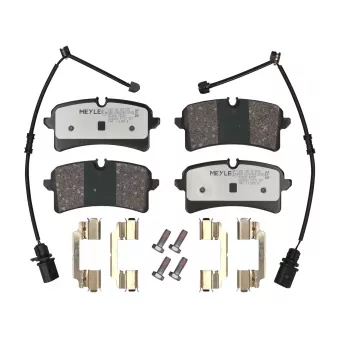 Jeu de 4 plaquettes de frein arrière MEYLE OEM 4H0698451F