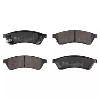 MEYLE 025 247 4414/W - Jeu de 4 plaquettes de frein arrière