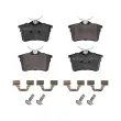 MEYLE 025 247 6516/W - Jeu de 4 plaquettes de frein arrière