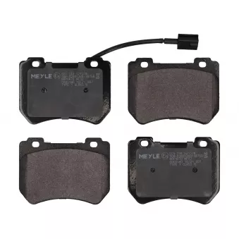 Jeu de 4 plaquettes de frein avant MEYLE OEM 77365202