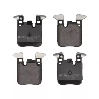 Jeu de 4 plaquettes de frein arrière MEYLE OEM 34216876422