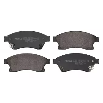 Jeu de 4 plaquettes de frein avant MEYLE OEM 13374966