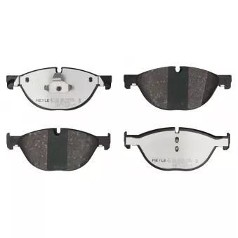 Jeu de 4 plaquettes de frein avant MEYLE OEM 6775322