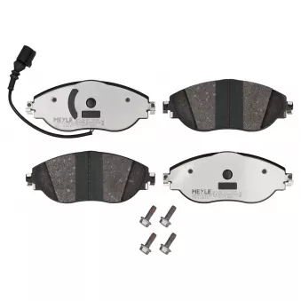 Jeu de 4 plaquettes de frein avant MEYLE 025 251 1720/PD