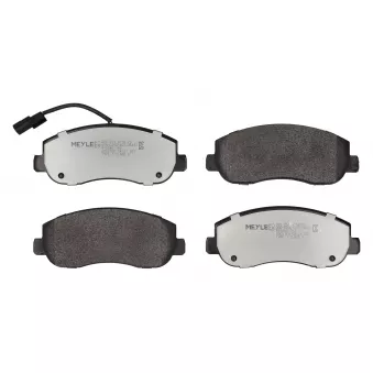 Jeu de 4 plaquettes de frein avant MEYLE OEM 4106000Q1E