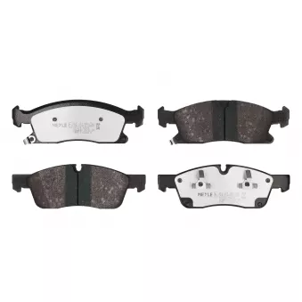 Jeu de 4 plaquettes de frein avant MEYLE OEM 68052369AB