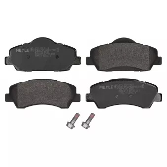 Jeu de 4 plaquettes de frein avant MEYLE OEM 1610699280