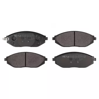 Jeu de 4 plaquettes de frein avant MEYLE OEM 96682858