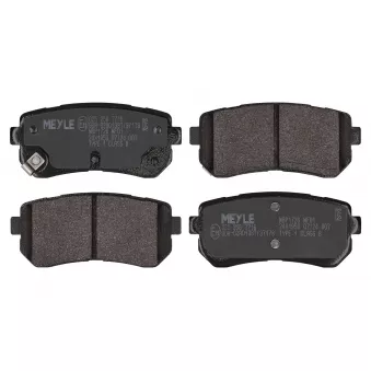Jeu de 4 plaquettes de frein arrière MEYLE OEM 58302D7A00