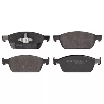 Jeu de 4 plaquettes de frein avant MEYLE OEM CV612001CC
