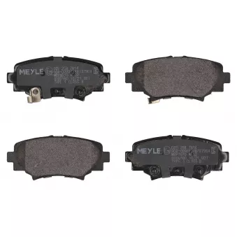 Jeu de 4 plaquettes de frein arrière MEYLE OEM B4Y02648ZA