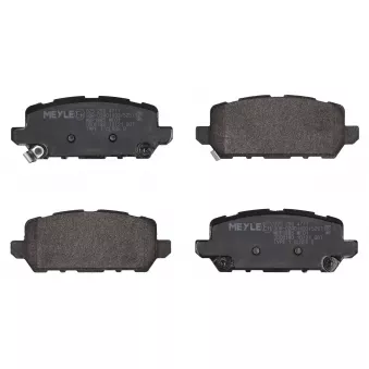 Jeu de 4 plaquettes de frein arrière MEYLE OEM 43022T8MG02