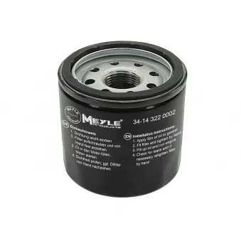 Filtre à huile MEYLE 34-14 322 0002 pour SUBARU IMPREZA 2.5 WRX AWD - 230cv
