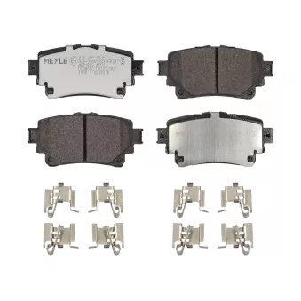 Jeu de 4 plaquettes de frein arrière MEYLE OEM 04466F4020