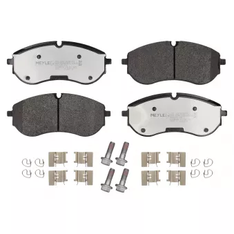 Jeu de 4 plaquettes de frein avant MEYLE OEM 2N0698151B
