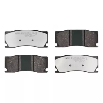 Jeu de 4 plaquettes de frein avant MEYLE OEM C2P15991