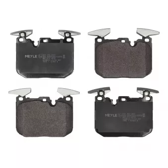 Jeu de 4 plaquettes de frein avant MEYLE OEM 34116857968
