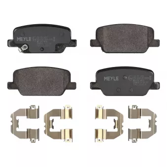 Jeu de 4 plaquettes de frein arrière MEYLE OEM 58302S1A50