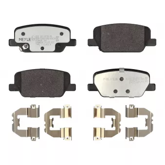 Jeu de 4 plaquettes de frein arrière MEYLE OEM 58302S1A50