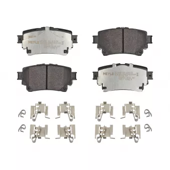 Jeu de 4 plaquettes de frein arrière MEYLE OEM 04466F4020