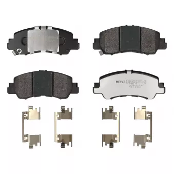 Jeu de 4 plaquettes de frein avant MEYLE 025 209 4916/PD pour MITSUBISHI ECLIPSE CROSS 1.5 T-Mivec - 163cv