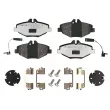 MEYLE 025 237 4320/PD - Jeu de 4 plaquettes de frein avant