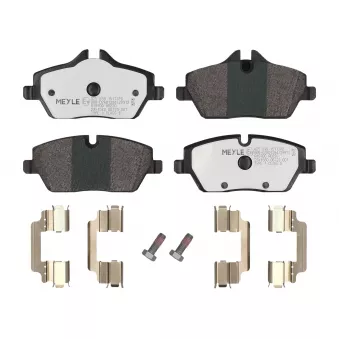 Jeu de 4 plaquettes de frein avant MEYLE OEM 6771837